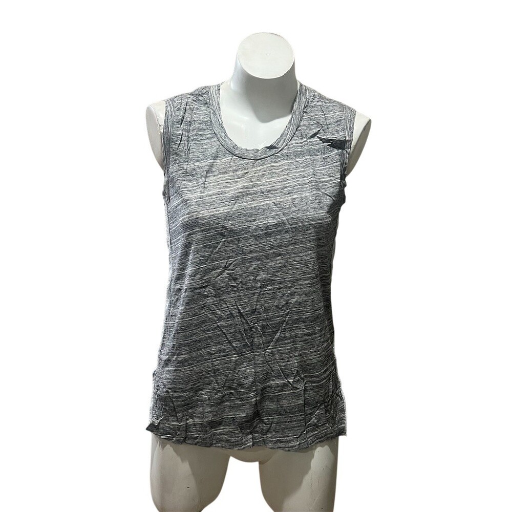 J. Crew Tank Top Womens Size XS Gray Heather Scoop Neck Sleeveless Side